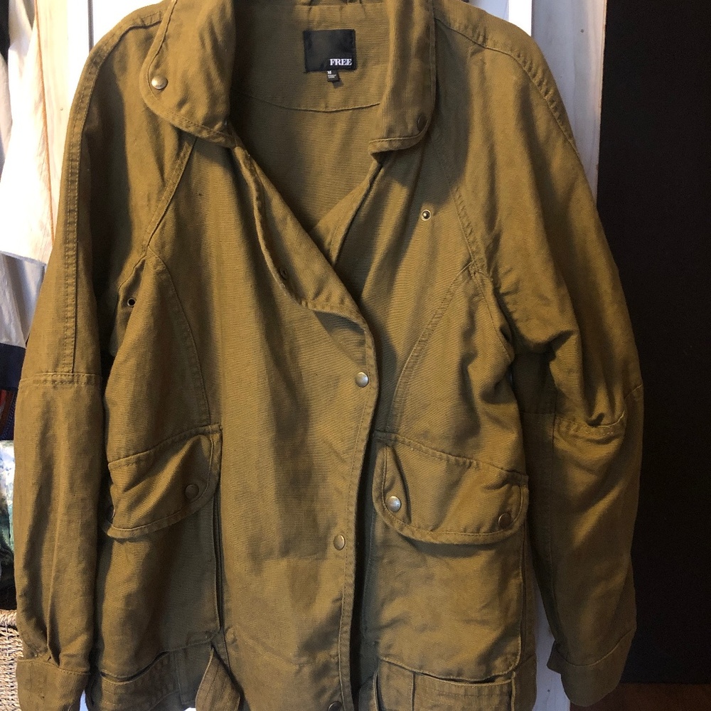 Wilfred Free Linen and Cotton Jacket